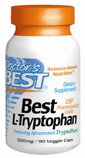 Best L-Tryptophan (500 mg) featuring TryptoPure™ Doctor's Best